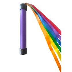 Różdżka gimnastyczna ze wstążkami, jednostronna