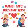 Dekoracja jednostronna - Dzień Mamy i Taty / Rodzice 20 elementów