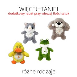 Pacynki na rękę pluszowe 26 cm - RÓŻNE RODZAJE