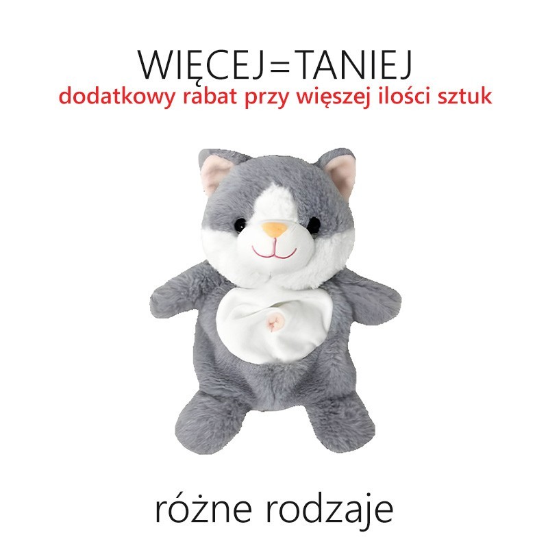 Pacynki na rękę pluszowe 26 cm - RÓŻNE RODZAJE