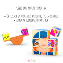 Klocki Magnetyczne Alilo 40 elementów - Kreatywna Zabawa