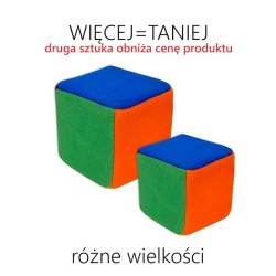 Kostka edukacyjna na rzepy - RÓŻNE WIELKOŚCI