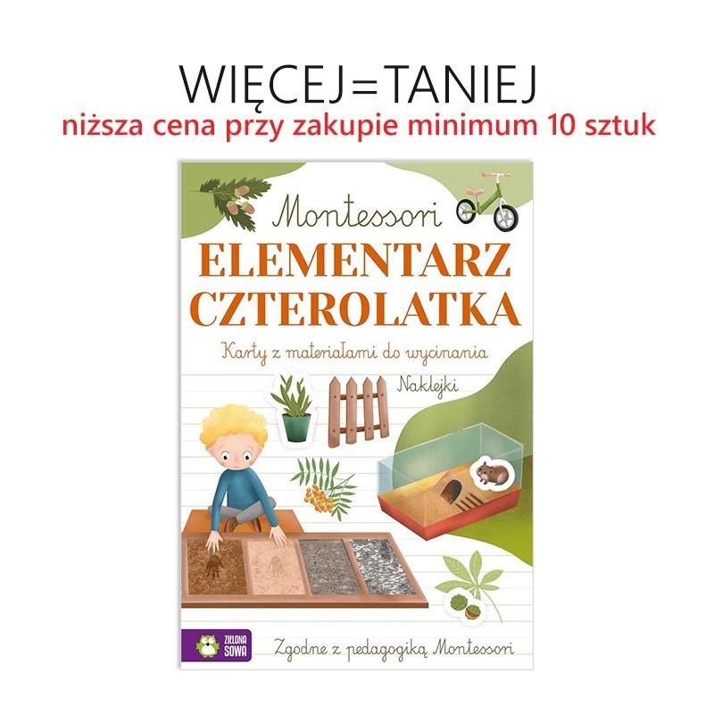 Montessori. Elementarz czterolatka