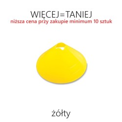 Pachołek gimnastyczny płaski (stożek) - RÓŻNE KOLORY