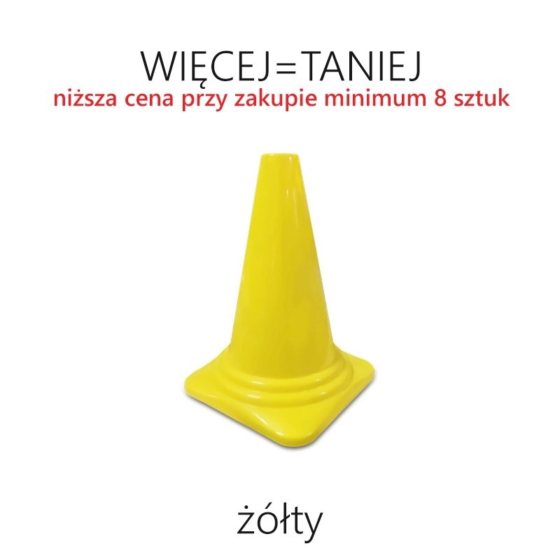 Pachołek  gimnastyczny  30 cm - RÓŻNE KOLORY