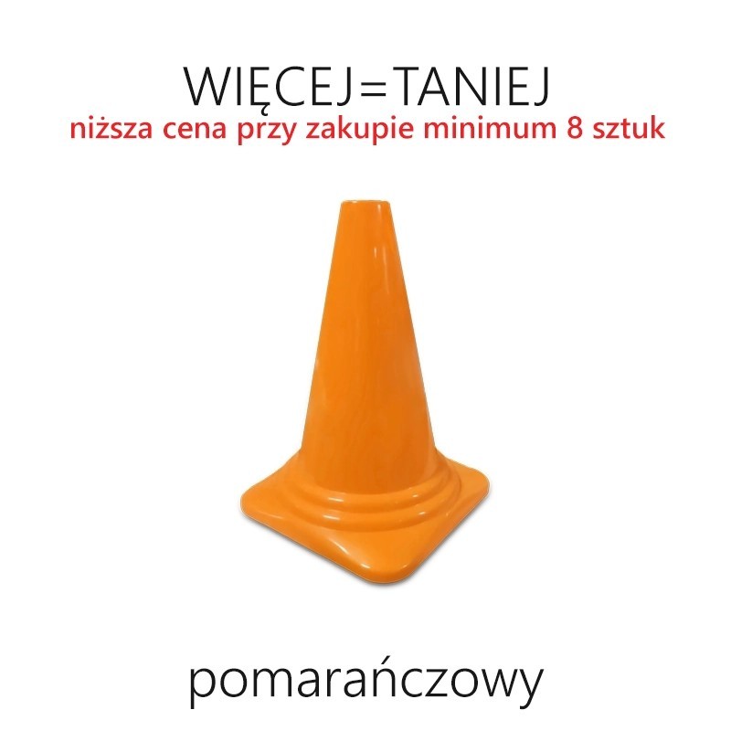 Pachołek  gimnastyczny  30 cm - RÓŻNE KOLORY