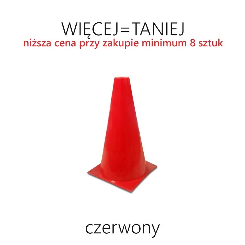 Pachołek gimnastyczny 24 cm - RÓŻNE KOLORY