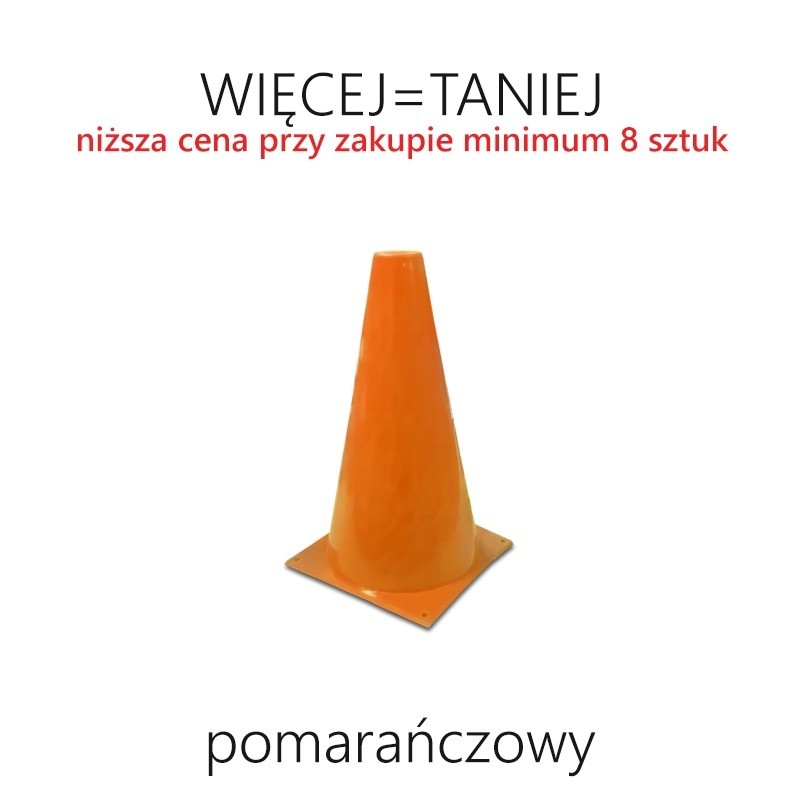 Pachołek gimnastyczny 24 cm - RÓŻNE KOLORY