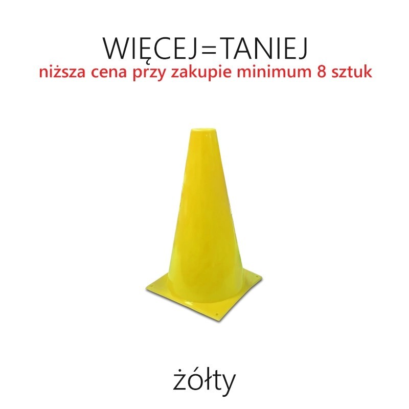 Pachołek gimnastyczny 24 cm - RÓŻNE KOLORY
