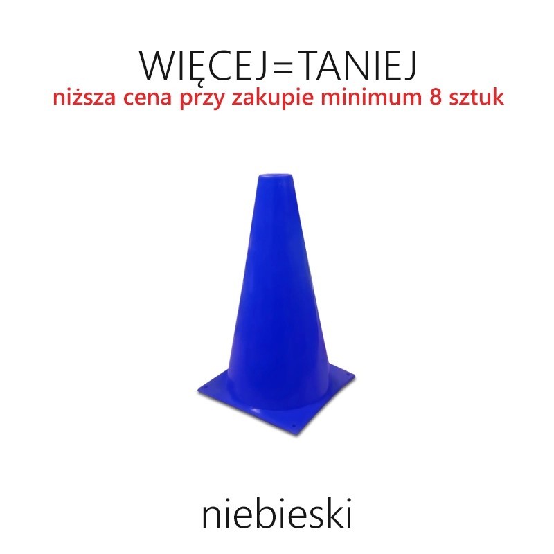 Pachołek gimnastyczny 24 cm - RÓŻNE KOLORY