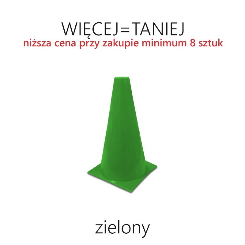 Pachołek gimnastyczny 24 cm - RÓŻNE KOLORY