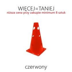 Pachołek gimnastyczny 24 cm z otworami - RÓŻNE KOLORY