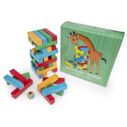 Wooden Classic Rainbow Tower - gra zręcznościowa