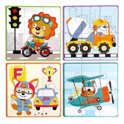 Moje pierwsze puzzle 4x6 - W drogę!