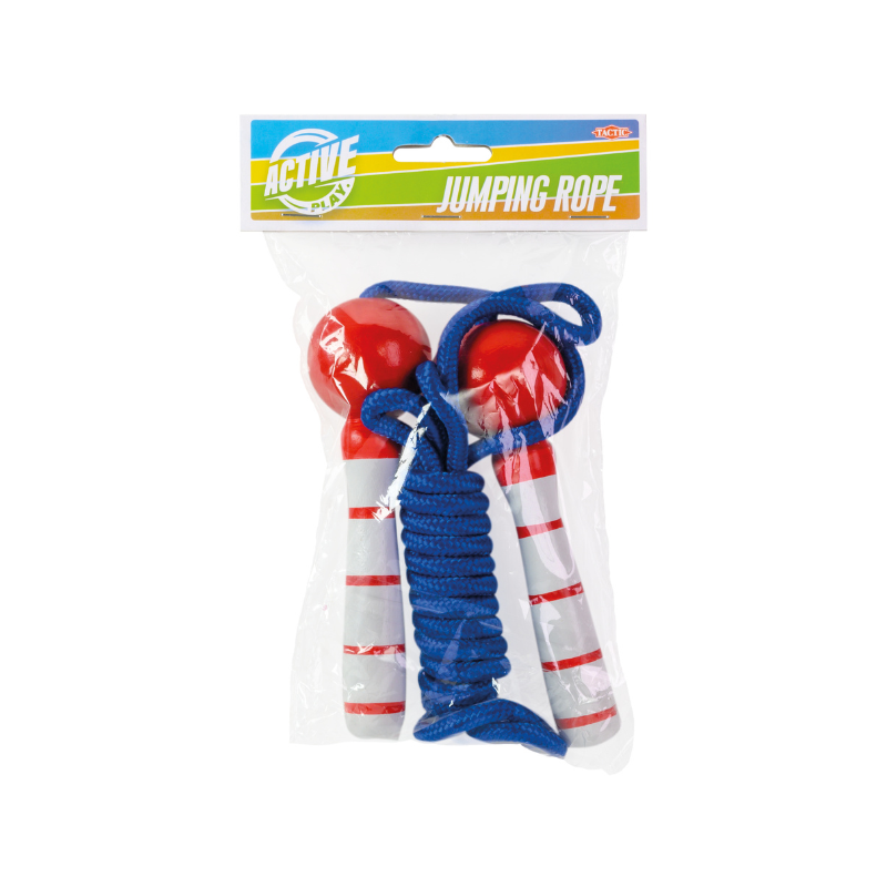 Skakanka z Drewnianymi Rączkami - Klasyczna Zabawa dla Dzieci!