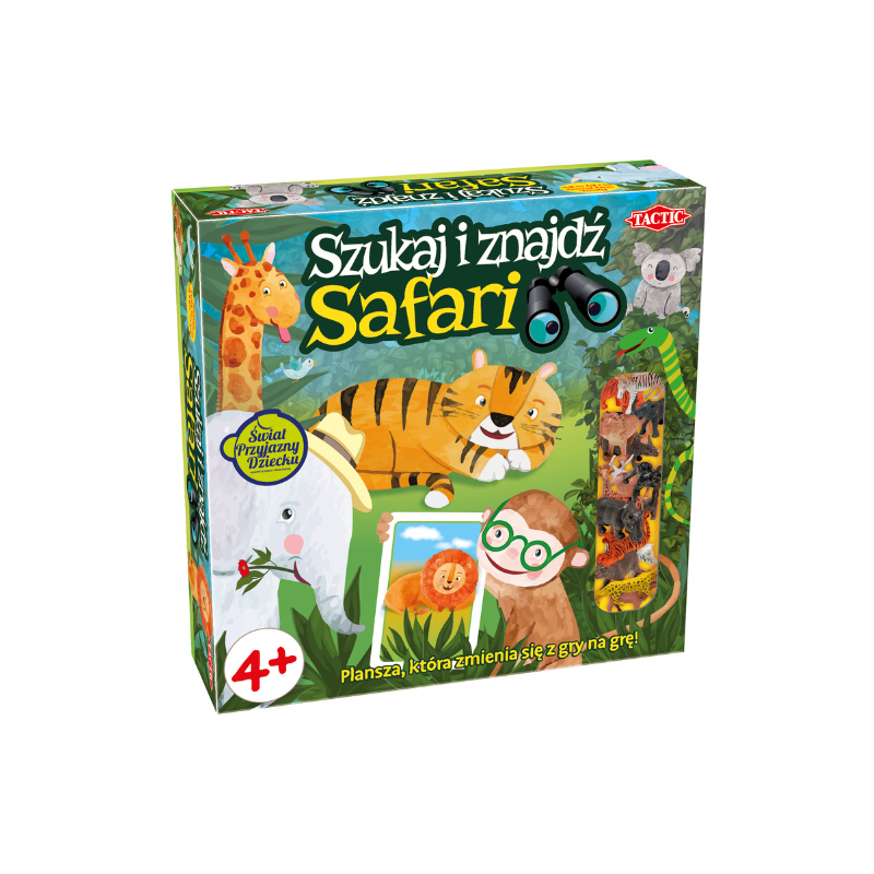 Szukaj i Znajdź Safari - Gra Planszowa dla Dzieci