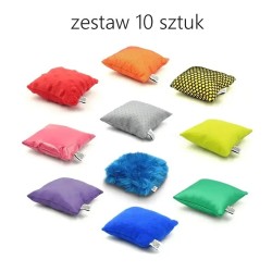 Woreczki sensoryczne gimnastyczne (zestaw 10 sztuk)