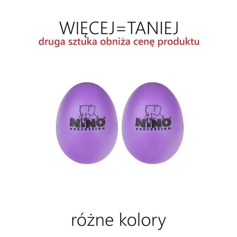 Grzechotka jajko (2 szt.) - RÓŻNE KOLORY