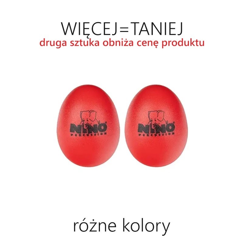 Grzechotka jajko (2 szt.) - RÓŻNE KOLORY