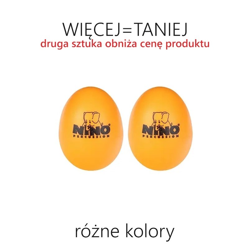 Grzechotka jajko (2 szt.) - RÓŻNE KOLORY