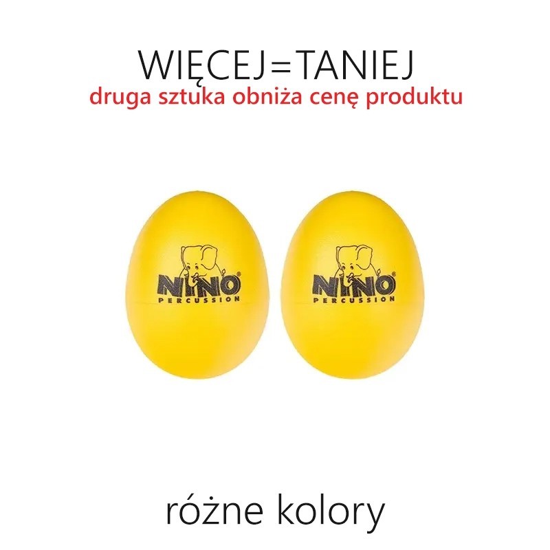 Grzechotka jajko (2 szt.) - RÓŻNE KOLORY