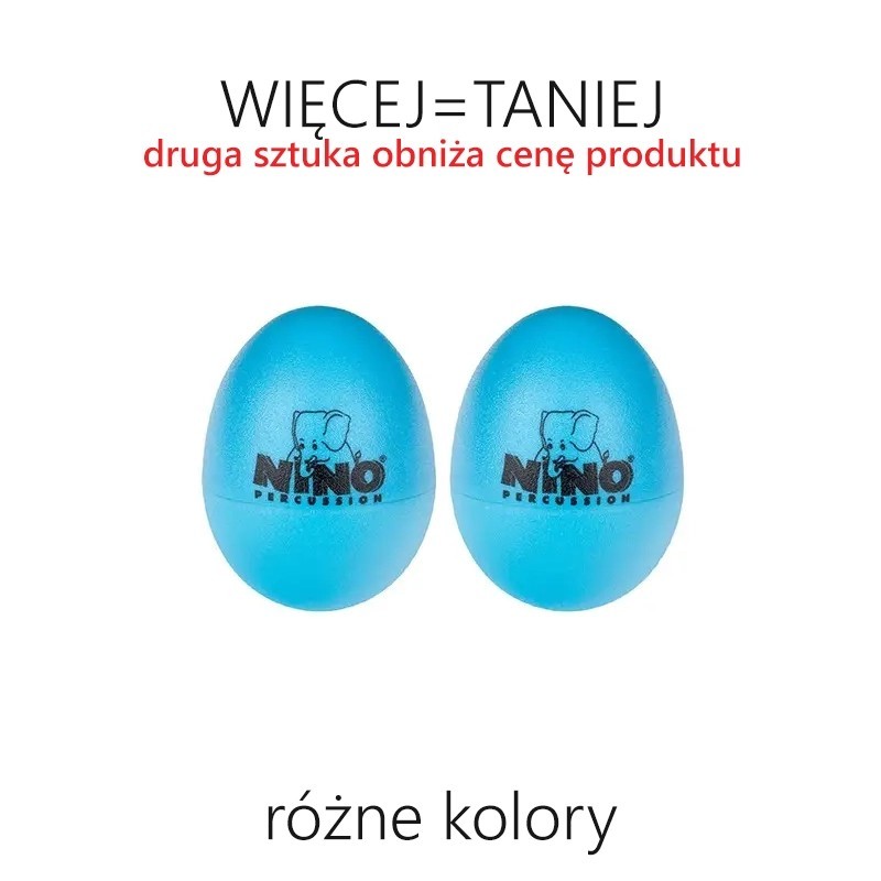 Grzechotka jajko (2 szt.) - RÓŻNE KOLORY