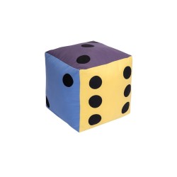 Kostka edukacyjna kropki PASTELOWA - RÓŻNE ROZMIARY