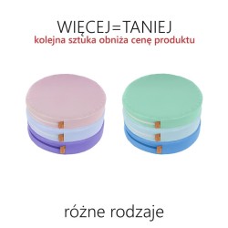 Poduszki gr. 6 cm ekoskóra PREMIUM okrągłe, zestaw 3 szt. pastelowe - RÓŻNE RODZAJE