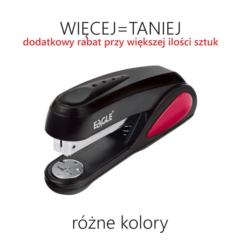 Zszywacz 20 kartek, 24/6, Eagle Dynamic S5104 - RÓŻNE KOLORY