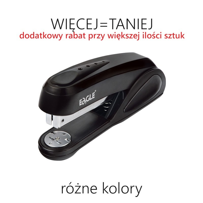 Zszywacz 20 kartek, 24/6, Eagle Dynamic S5104 - RÓŻNE KOLORY