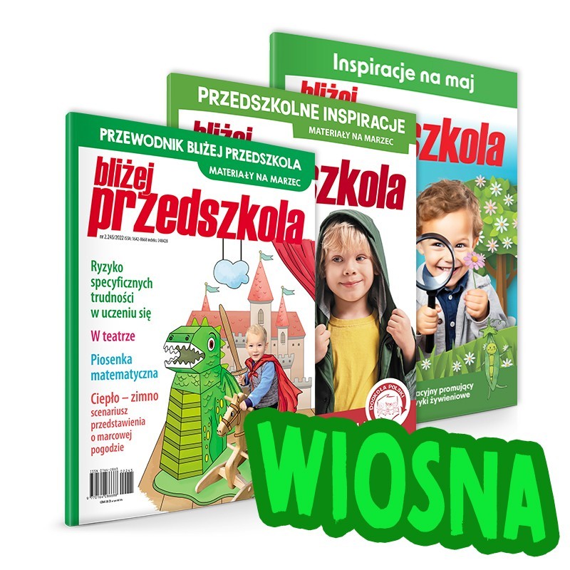 ZESTAW archiwalnych WIOSENNYCH MIESIĘCZNIKÓW