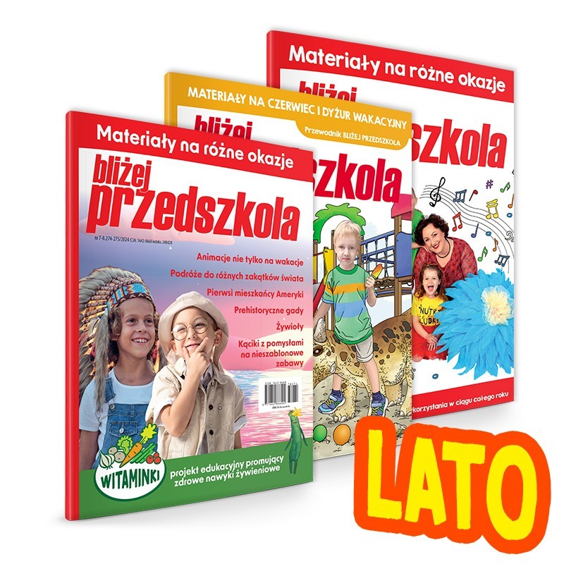 ZESTAW archiwalnych LETNICH  MIESIĘCZNIKÓW