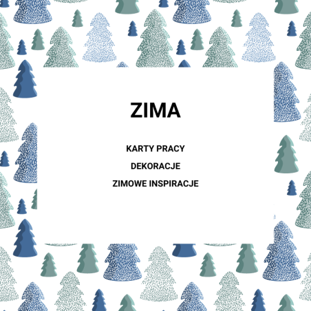 ZIMA w przedszkolu - pakiet pomocy dydaktycznych 2 - online