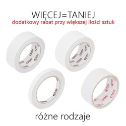 Taśma klejąca dwustronna - RÓŻNE RODZAJE