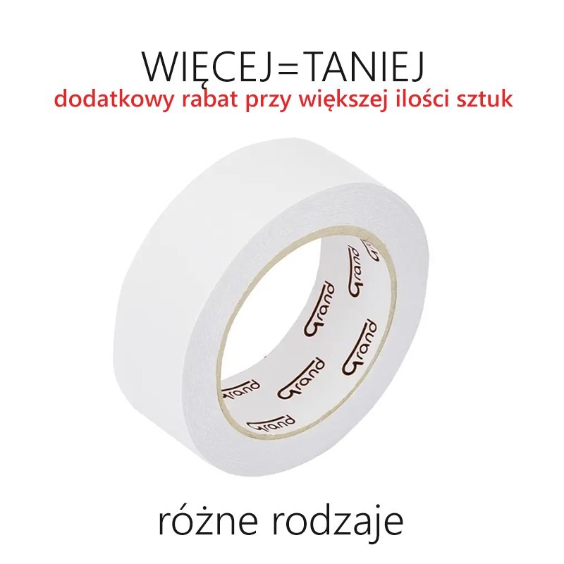 Taśma klejąca dwustronna - RÓŻNE RODZAJE