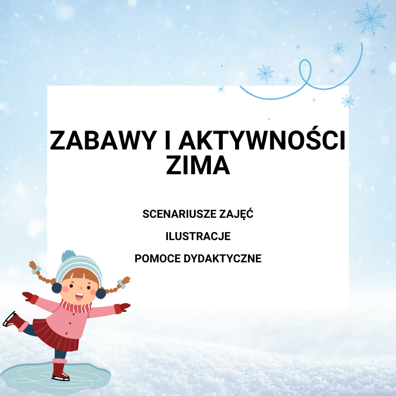 ZABAWY i AKTYWNOŚCI w przedszkolu - bank pomysłów na zimę online