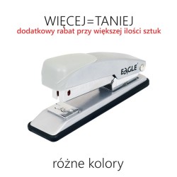 Zszywacz 20 kartek, 24/6, Eagle 205 - RÓŻNE KOLORY
