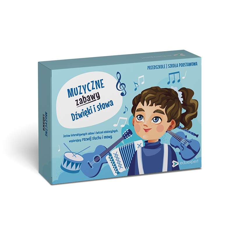 Muzyczne zabawy. Dźwięki i słowa - interaktywna aplikacja na tablicę multimedialną, komputer lub tablet