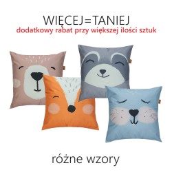 Poduszki dekoracyjne LEŚNE ZWIERZĄTKA - RÓŻNE WZORY