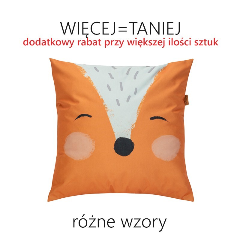 Poduszki dekoracyjne LEŚNE ZWIERZĄTKA - RÓŻNE WZORY