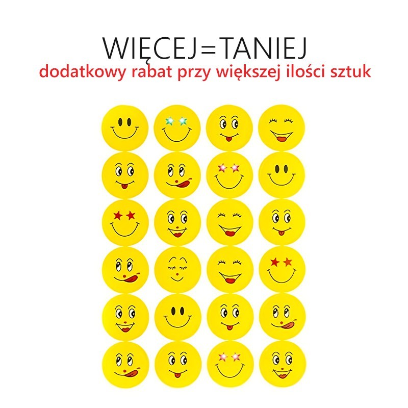 Naklejki motywacyjne BUŹKI 15 mm - 240 sztuk