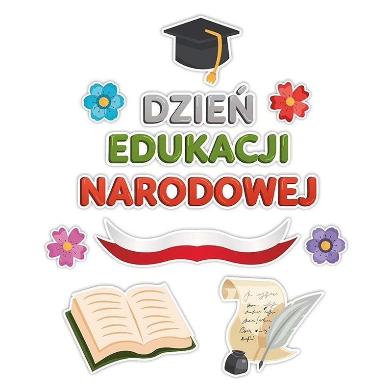Dekoracja jednostronna - Dzień Edukacji Narodowej 10 elementów