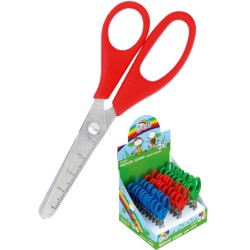 Nożyczki szkolne 30 szt. (z linijką 13 cm)