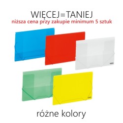 Teczka z gumką A4 (polipropylenowa) - RÓŻNE KOLORY