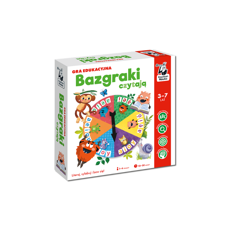 Bazgraki czytają. Gra edukacyjna