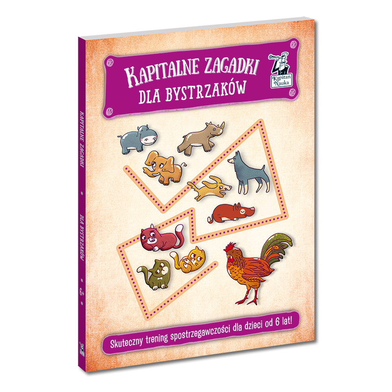 Kapitalne zagadki i łamigłówki 6+ - RÓŻNE TYTUŁY