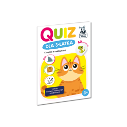 Quiz dla 3-latka. Książka z naklejkami