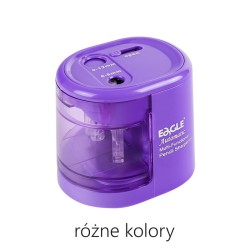 Temperówka dwuotworowa na baterie/USB - RÓŻNE KOLORY