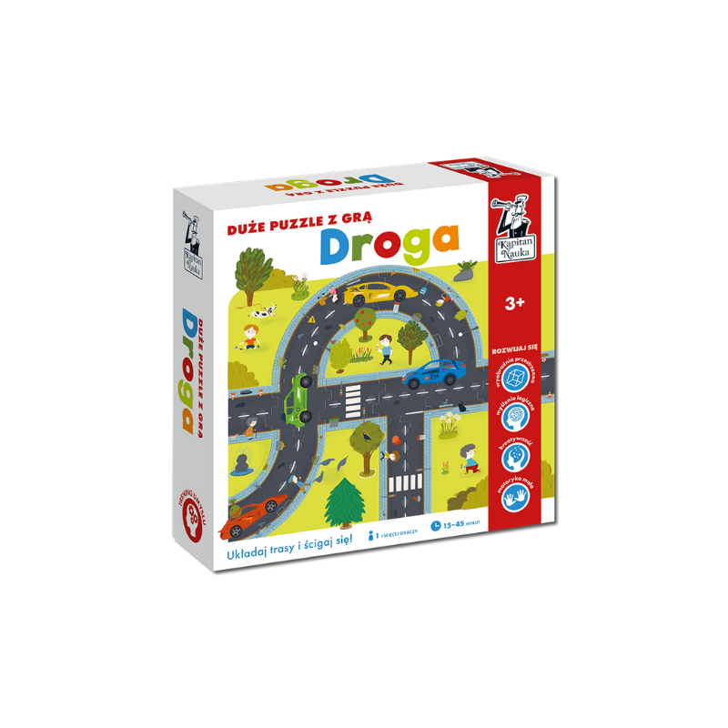 Droga. Duże puzzle z grą