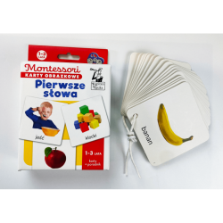Montessori. Karty obrazkowe. Pierwsze słowa